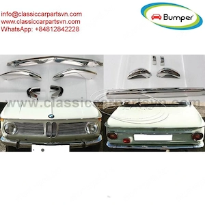 BMW 2002 bumpers (1968-1971) by stainless steel new