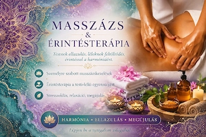 Masszázs & érintésterápia személyre szabva Budapesten  