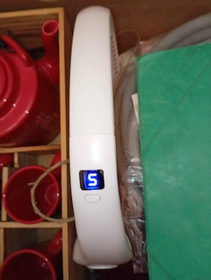 nyakventilátor nyak ventilátor usb hordozható 5 üzemmód lcd 6000ft óbuda  36 50 104 8272 - kép 2