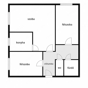1.emeleti, 3 szobás, 60 nm-es, klímás lakás! - kép 9