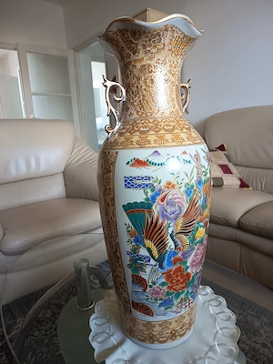 Eladó nagyméretű díszváza 60cm megkímélt állapot - kép 2