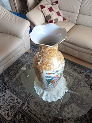 Eladó nagyméretű díszváza 60cm megkímélt állapot - kép 3