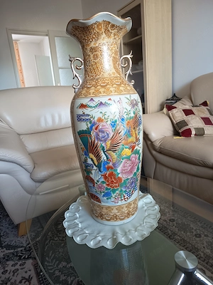Eladó nagyméretű díszváza 60cm megkímélt állapot