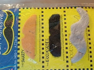 2 csomag öntapadós bajusz kollekció eladó, ÚJ! - kép 2