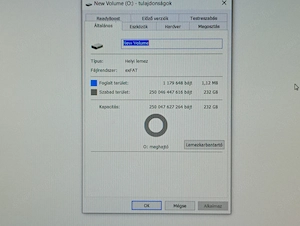 Külső hordozható merevlemez 2.5 inch 250GB USB 2.0 fekete  9000ft tökéletes állapotba személyes átvé - kép 5