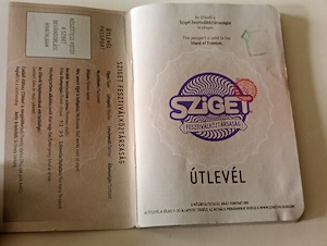 2014-es hibátlan Sziget fesztivál útlevél 22000ft óbuda személyes átvétel esetén  postai uton kizáro - kép 2