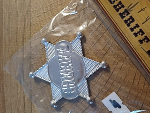 Western-Cowboy szett jelmez kiegészítő eladó, plusz ajándék sheriff csillaggal, ÚJ! - kép 3