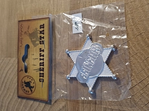 Western-Cowboy szett jelmez kiegészítő eladó, plusz ajándék sheriff csillaggal, ÚJ! - kép 2