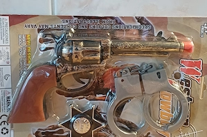 Western-Cowboy szett jelmez kiegészítő eladó, plusz ajándék sheriff csillaggal, ÚJ! - kép 9