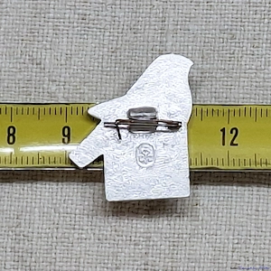Kitűző,       - Összoroszországi Madárbarátok Társasága 1980 32x26mm, eladó - kép 2