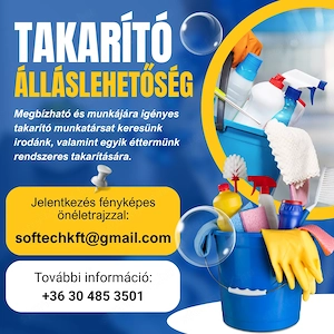 Takarító álláshirdetés Nyíregyháza