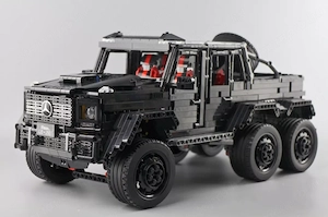 Lego komp. Technic Mercedes AMG 6x6 Offroader Jeep Terepjáró 3300db 22x48x20cm LEPIN ÚJ - kép 2