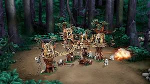 Lego komp. Star Wars 10236 Ewok falu Ewok Village Endor Lepin 2510db ÚJ - kép 7