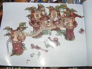 Lego komp. Star Wars 10236 Ewok falu Ewok Village Endor Lepin 2510db ÚJ - kép 8