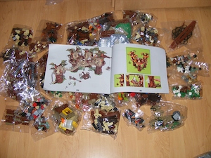 Lego komp. Star Wars 10236 Ewok falu Ewok Village Endor Lepin 2510db ÚJ - kép 4