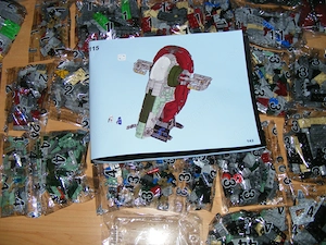 Lego komp. Star Wars 75060 Slave I UCS 2000db Boba Fett hajója LEPIN ÚJ - kép 2