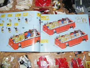 Lego komp. Creator 10220 Transporter T1 Volkswagen Camper 1340db Lepin ÚJ - kép 2