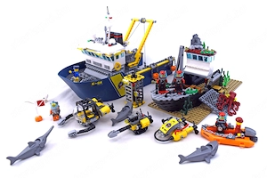 Lego komp. City 60095 Mélytengeri kutatójármű Hajó Lepin 717db ÚJ - kép 3