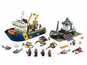Lego komp. City 60095 Mélytengeri kutatójármű Hajó Lepin 717db ÚJ - kép 4