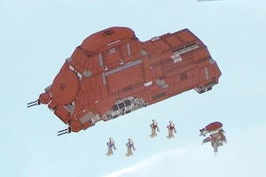 Lego komp. Star Wars 7662 Trade Federation MTT 1330db Droid szállító Lepin ÚJ - kép 2