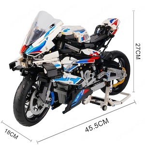 Lego komp. Technic 42130 BMW M 1000 RR motor 1920db Lepin ÚJ - kép 8