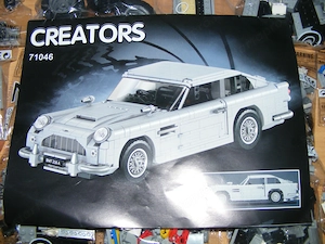 Lego komp. Creator 10262 Aston Martin DB autó 1290db Lepin ÚJ - kép 5