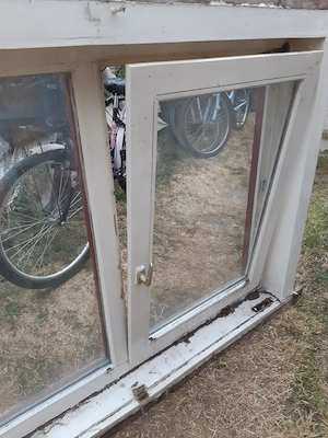 Fa tokos bukó-nyíló+fix ablak jobbos hőszigetelt üveggel 172x127cm magas - kép 3
