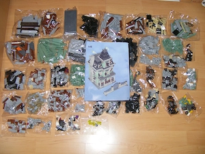 Lego komp. Creator Monster Fighters 10228 Kísértet moduláris ház 2064db Lepin ÚJ - kép 8