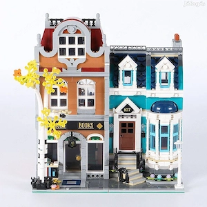 Lego komp. Creator 10270 Bookshop Könyvesbolt Moduláris ház 2504db Lepin ÚJ - kép 2