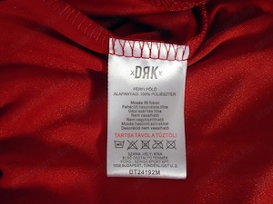 DRK piros szurkolói mez XL - kép 4