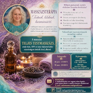 Indiai masszázs és aromaterápiás relax masszázs személyre szabva Budapesten (9. ker.)