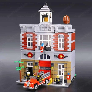 Lego komp. Creator 10197 Tűzoltóság Fire Station Moduláris ház LEPIN ÚJ - kép 2