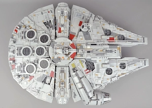 Lego komp. Star Wars 75192 Millenium Falcon UCS 7541db Lepin ÚJ - kép 2