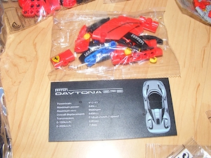 Lego komp. Technic 42143 Ferrari Daytona SP3 3778db LEPIN ÚJ - kép 9