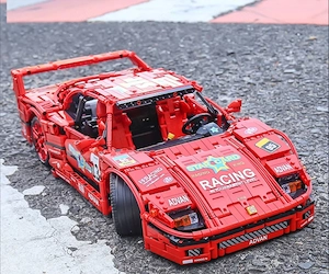 Lego komp. Technic Ferrari F40 sport autó 2700db LEPIN ÚJ - kép 6