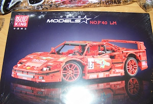 Lego komp. Technic Ferrari F40 sport autó 2700db LEPIN ÚJ - kép 2