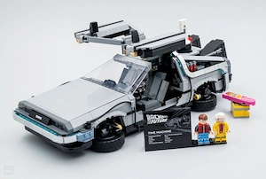 Lego komp. Creator Icons 10300 Vissza a jövőbe időgép Delorean LEPIN ÚJ - kép 2