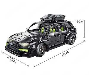 Lego komp. Technic Audi RS6 Avant 2900db Supercar Sport autó LEPIN ÚJ - kép 13