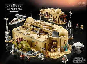 Lego komp. Star Wars 75290 Mos Eisley Cantina 3187db LEPIN ÚJ!