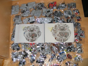 Lego komp. Star Wars 75159 Halálcsillag 10188 Death Star 4016db LEPIN ÚJ - kép 4