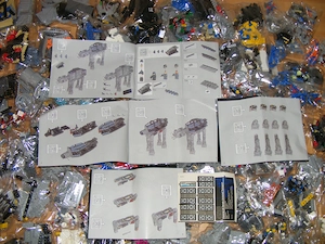 Lego komp. Star Wars 75313 AT-AT Lépegető 6785db UCS + figurák LEPIN ÚJ - kép 4