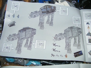 Lego komp. Star Wars 75313 AT-AT Lépegető 6785db UCS + figurák LEPIN ÚJ - kép 6