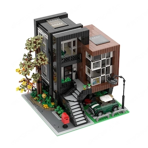 Lego komp. Creator Icons Modern Villa Modular Ház 3300db LEPIN ÚJ - kép 2