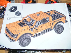 Lego komp. Technic 42126 Ford Raptor F-150 Pickup 1379db LEPIN ÚJ - kép 10