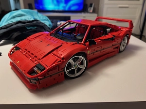 Lego komp. Technic Ferrari F40 F-40 4000db 1:8-as Supercar Lepin ÚJ - kép 9