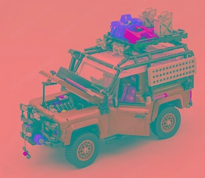 Lego komp.  Creator Icons Technic 10317 Land Rover Classic Defender 90 Lepin ÚJ - kép 2