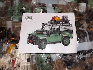 Lego komp.  Creator Icons Technic 10317 Land Rover Classic Defender 90 Lepin ÚJ - kép 4
