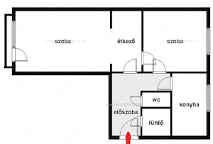 Salétrom utcában közel a belvároshoz 2 szoba+hall 