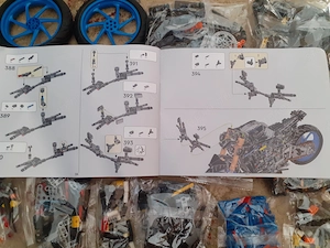 Lego komp. Technic 42159 Yamaha MT-10 SP motor 1478db Lepin ÚJ - kép 6