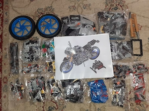 Lego komp. Technic 42159 Yamaha MT-10 SP motor 1478db Lepin ÚJ - kép 8